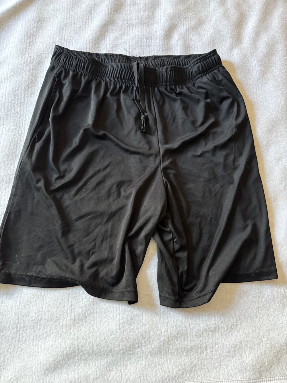 Pro Player Black Athletic Drawstring Shorts